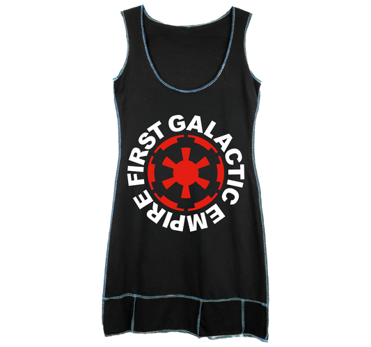 Red Hot Galactic Empire - T-Shirt Dress