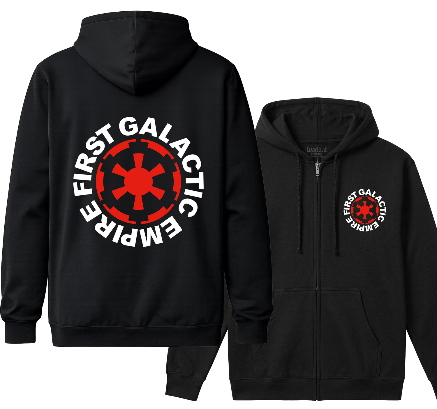 Red Hot Galactic Empire - Zipper Hoodie