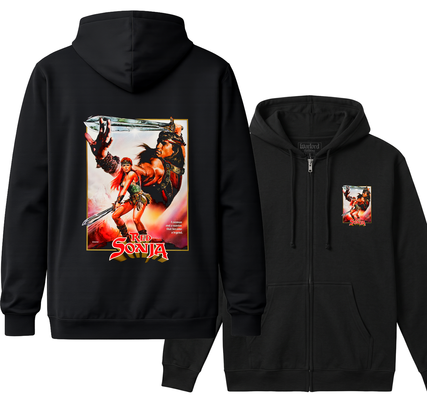 Red Sonja - Zipper Hoodie