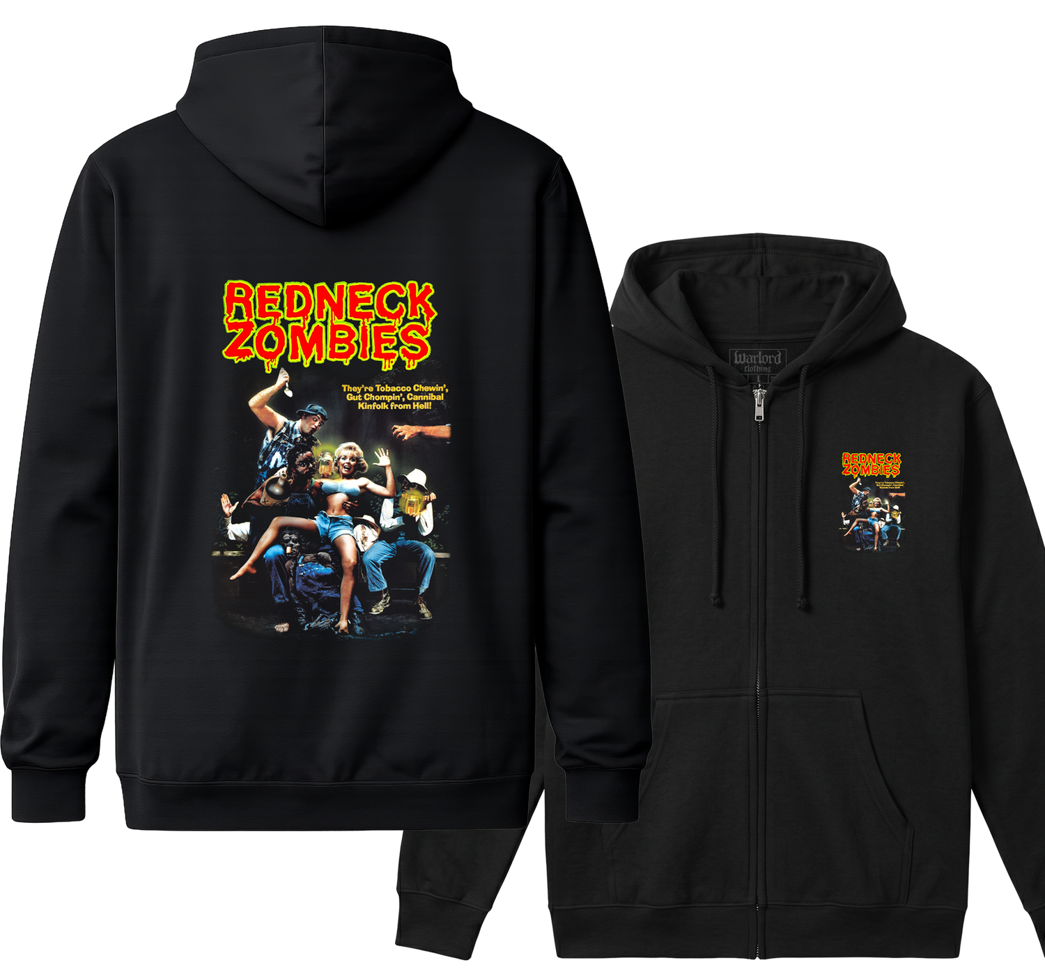 Redneck Zombies - Zipper Hoodie