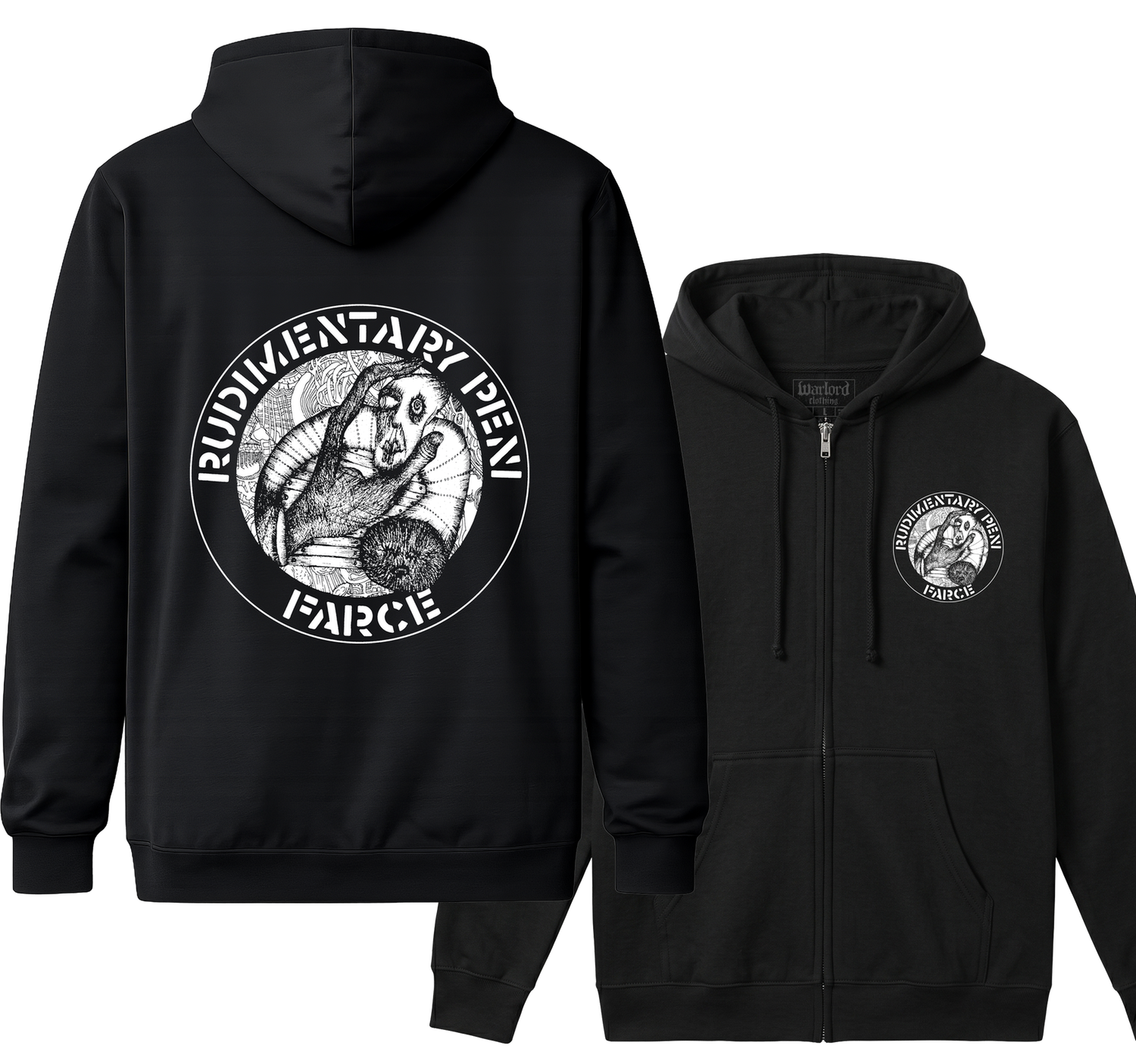 Rudimentary Peni - Zipper Hoodie