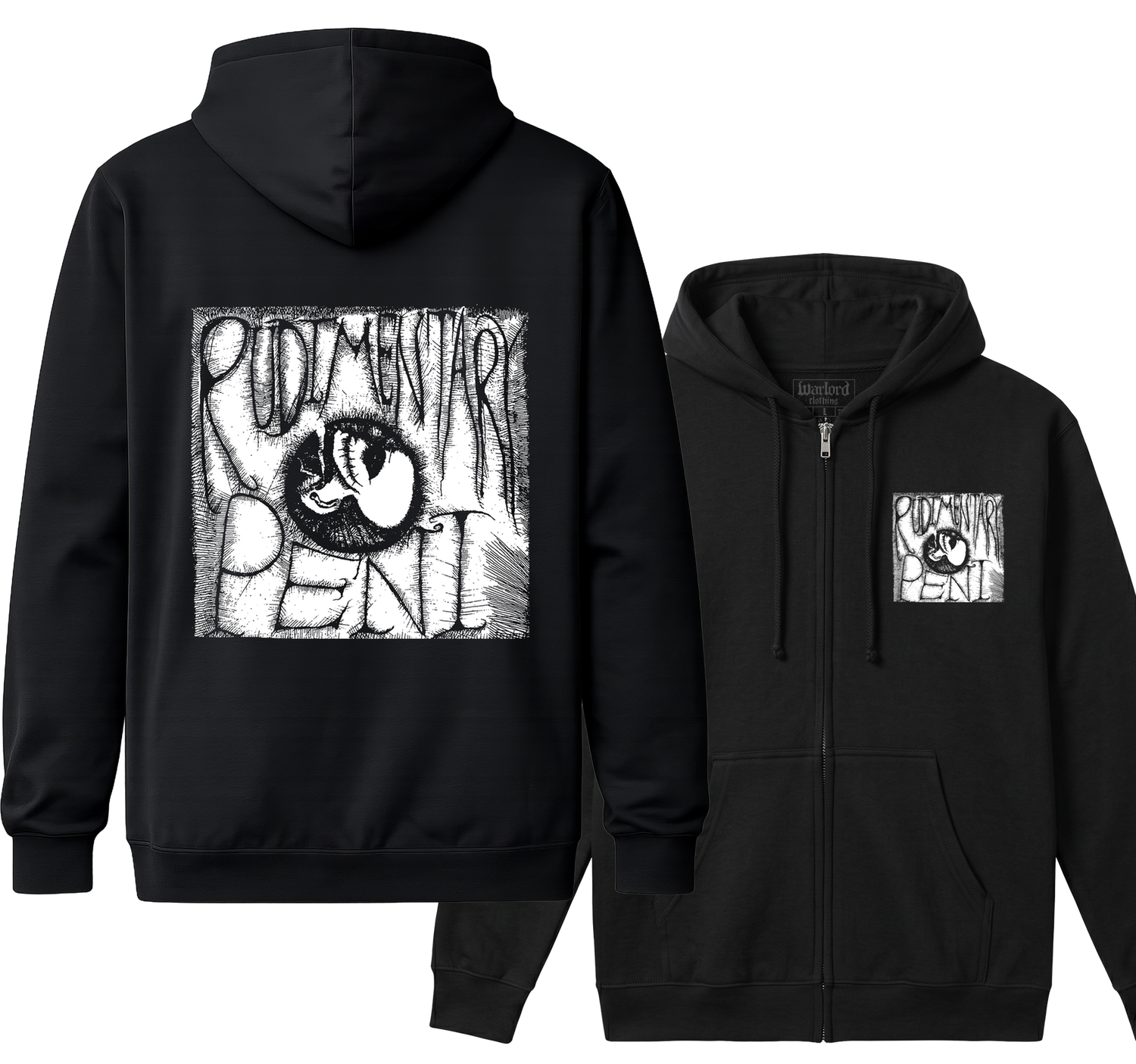 Rudimentary Peni - Zipper Hoodie