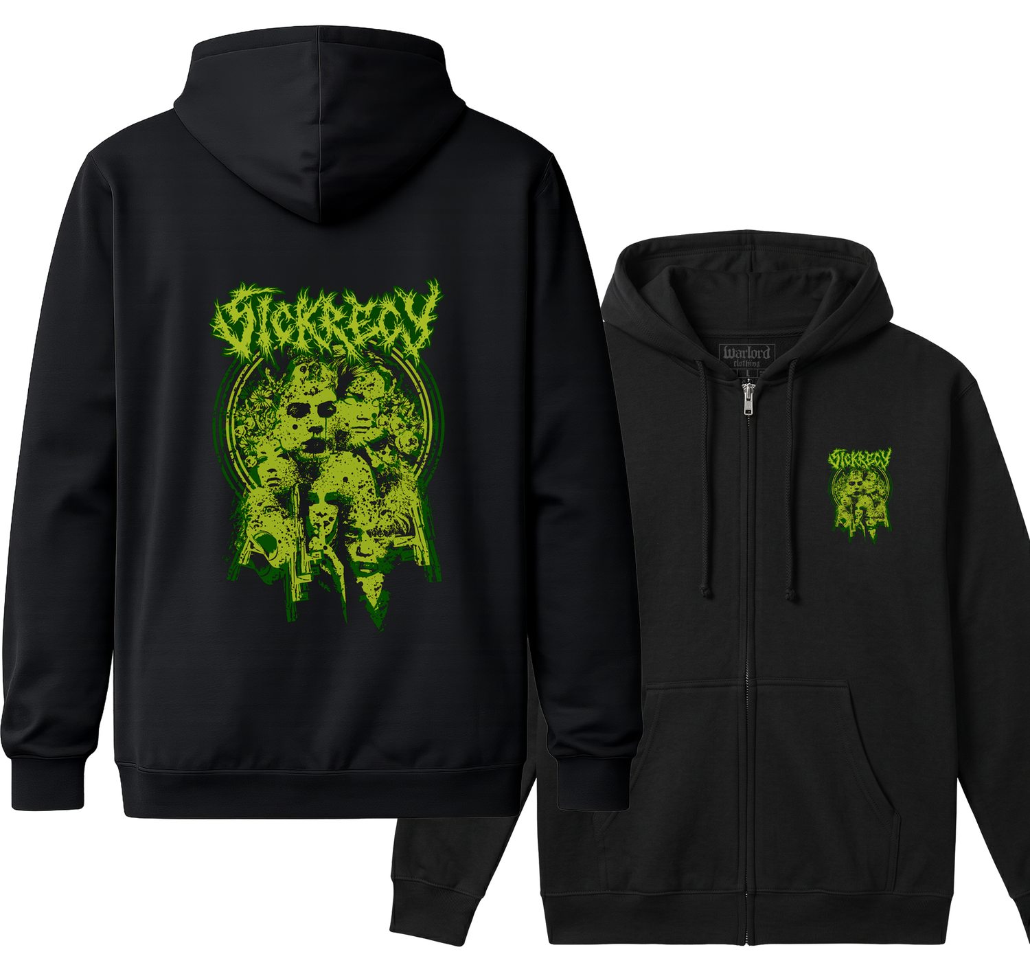 Sickrecy - Zipper Hoodie