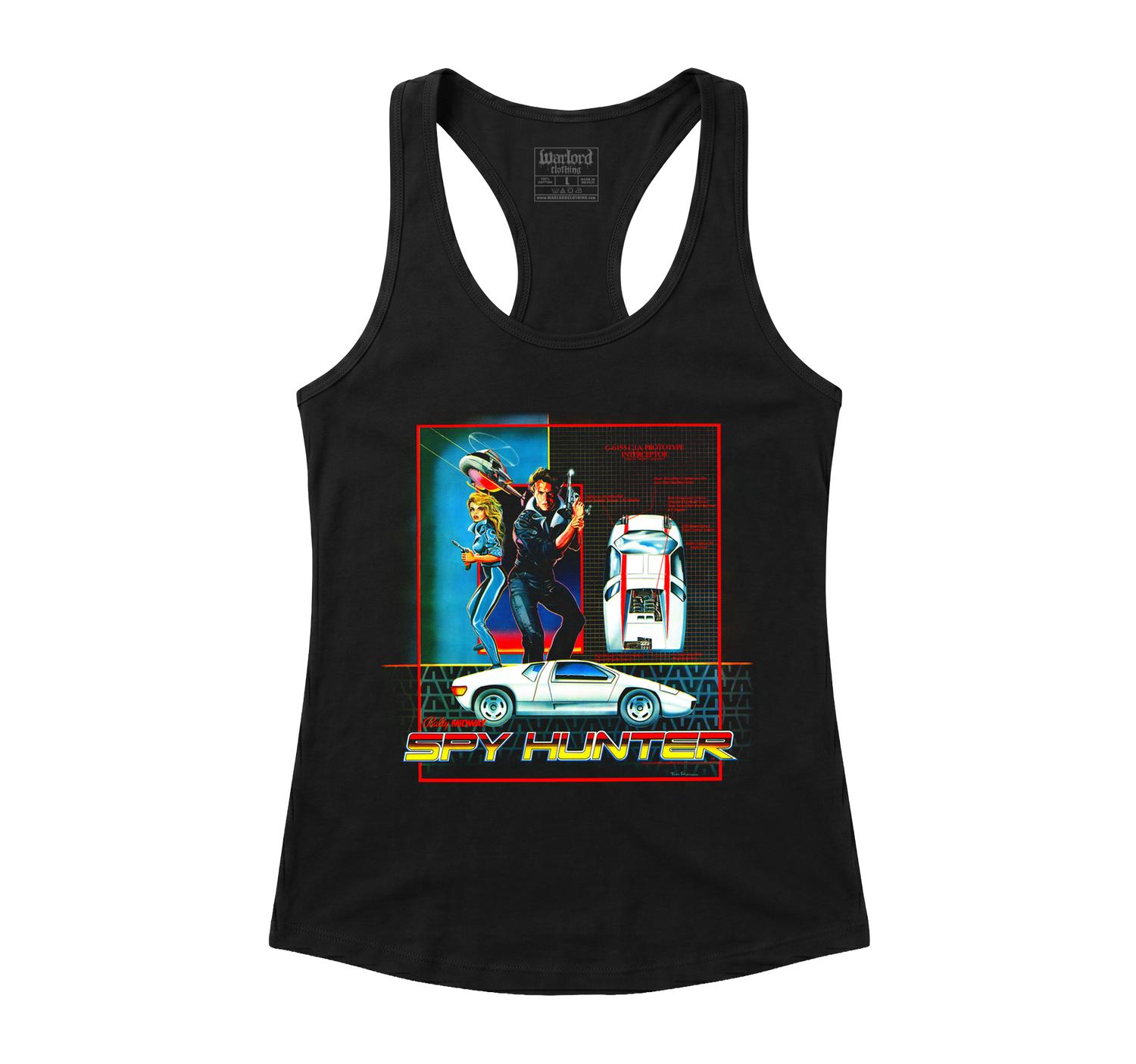 Spy Hunter - Racerback Tank