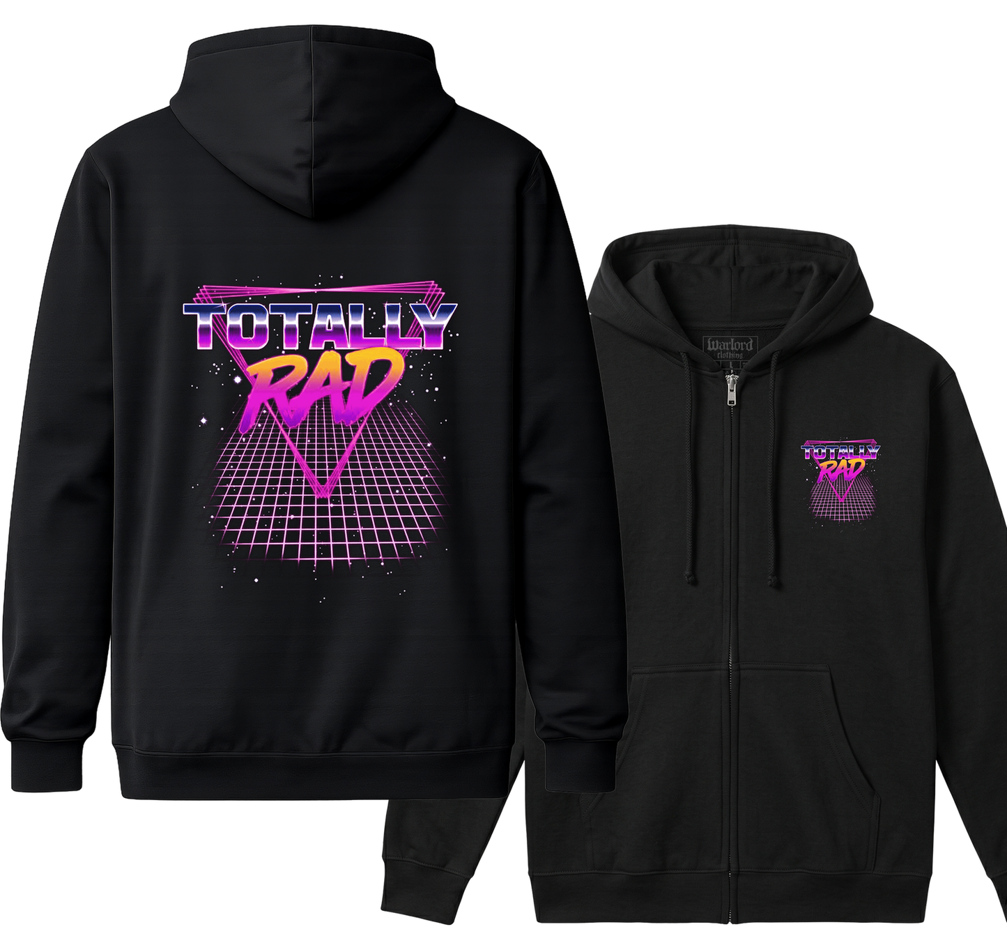 Totally Rad - Zipper Hoodie