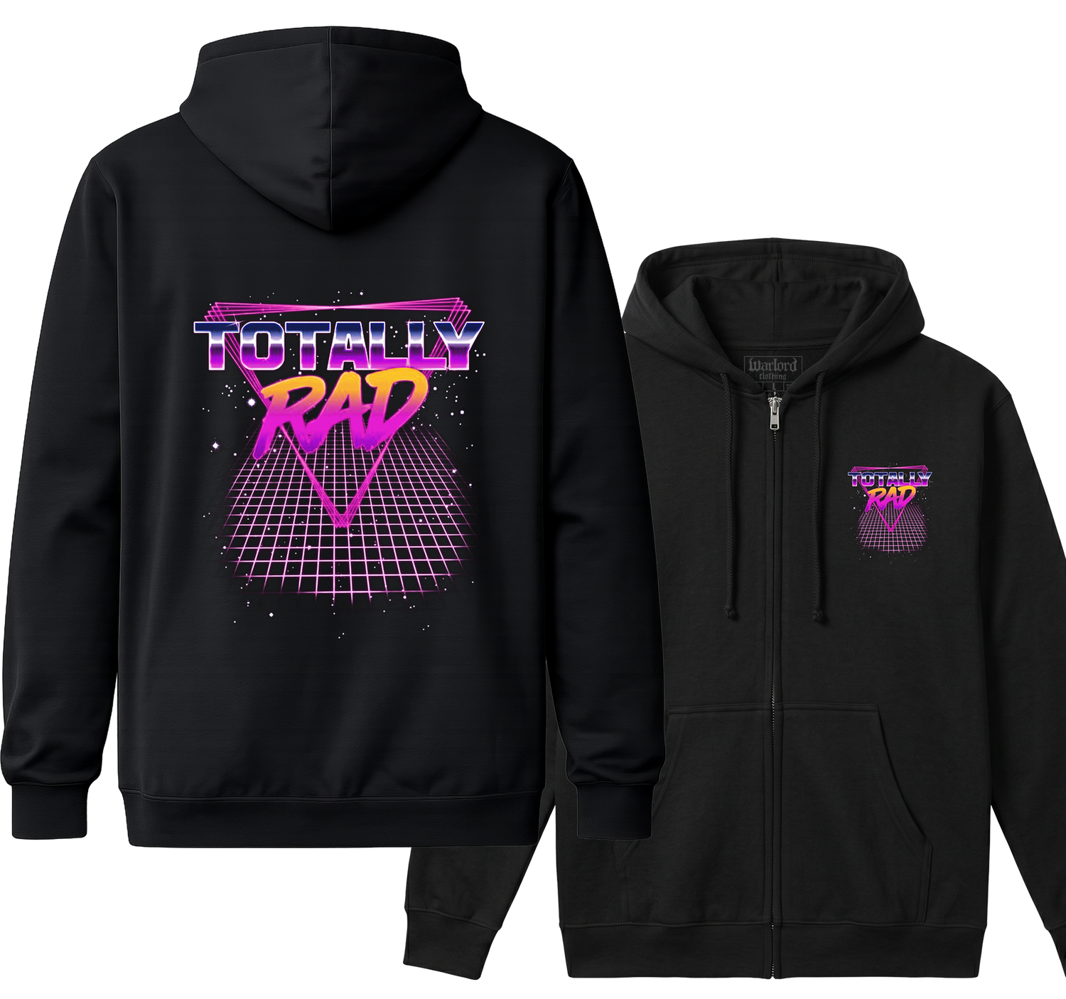 Totally Rad - Zipper Hoodie