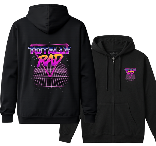 Totally Rad - Zipper Hoodie