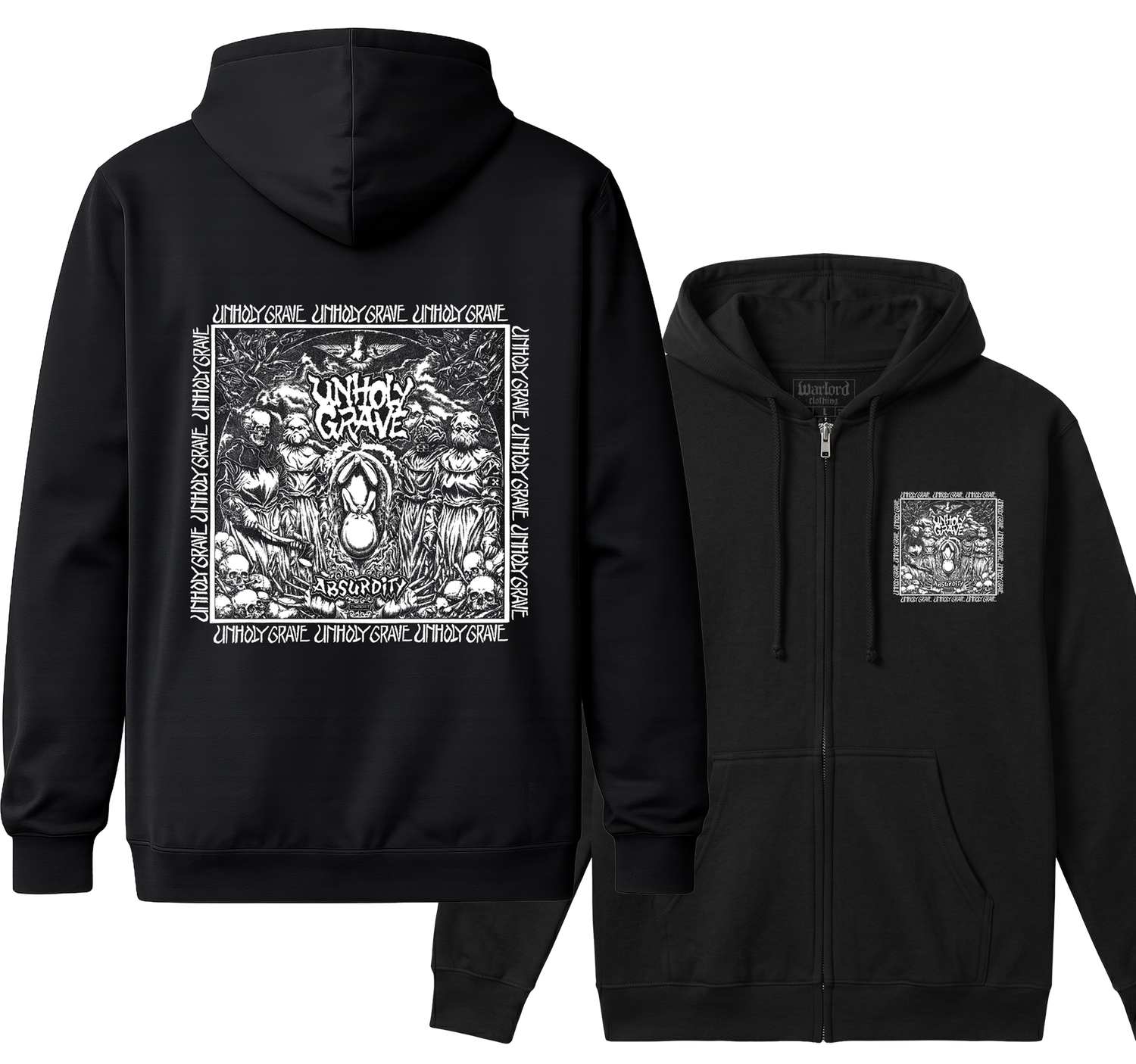 Unholy Grave - Zipper Hoodie