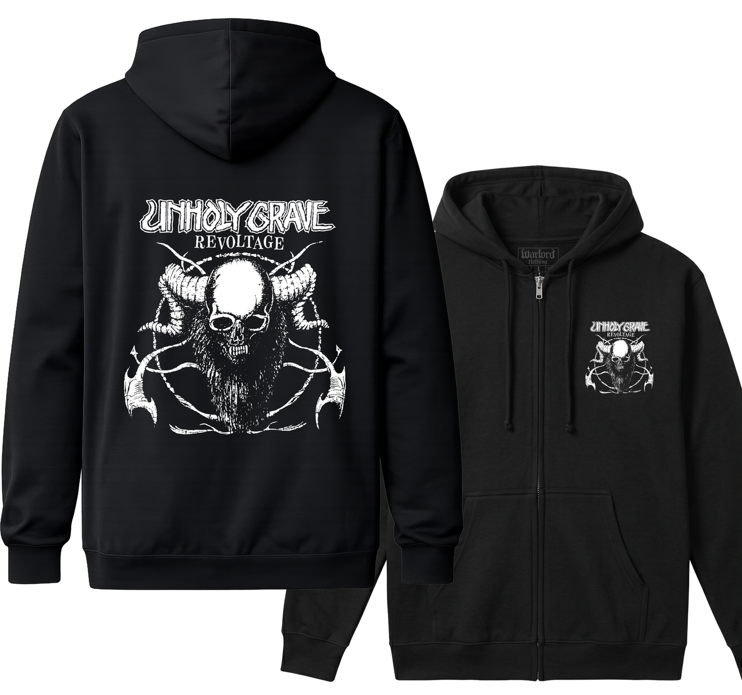 Unholy Grave - Zipper Hoodie