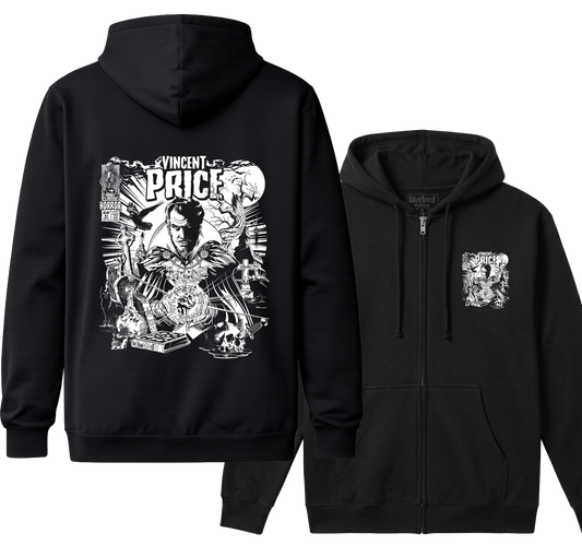 Vincent Price - Zipper Hoodie