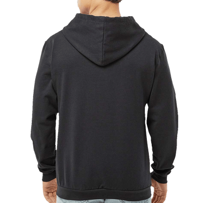 Zipper hoodie back fit