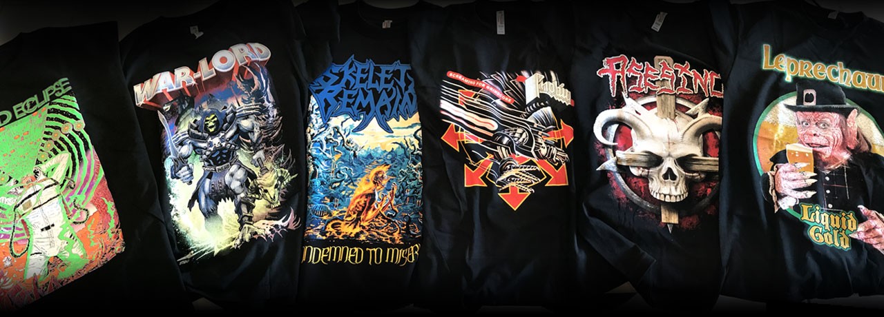 metal band shirts