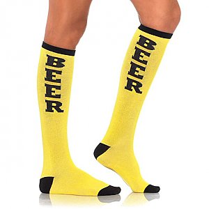 Beer Socks (Yellow)